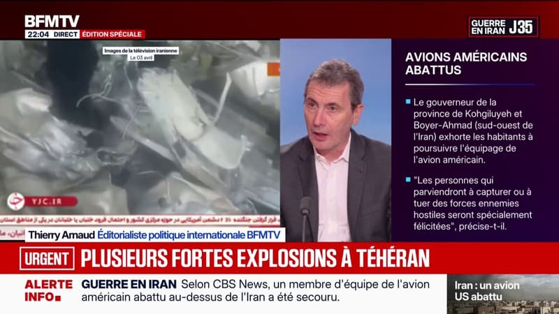 Iran-USA : un avion américain abattu au 35e jour de conflit