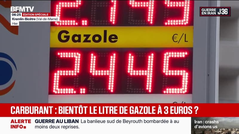Carburants : les prix frôlent les 3€, record historique en vue