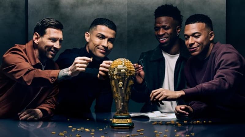 Lego réunit Mbappé, Ronaldo et Messi : 400 millions de vues