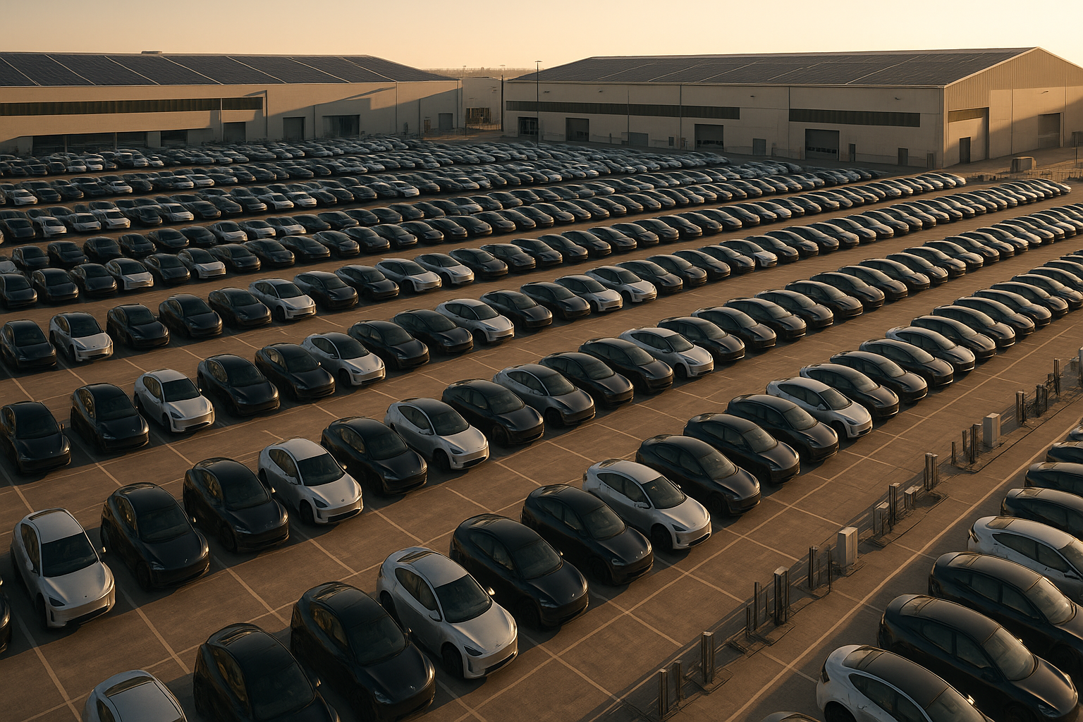 Tesla accumule 50 000 véhicules invendus, un record