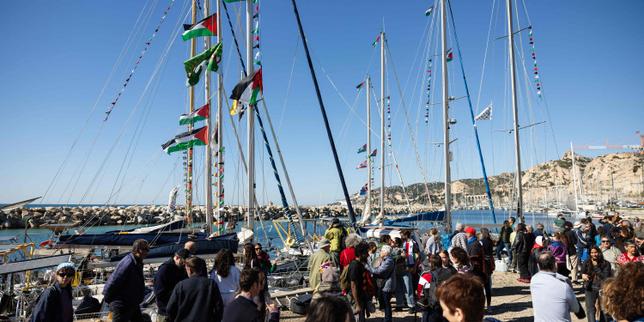 Gaza : 20 bateaux français quittent Marseille pour défier Israël